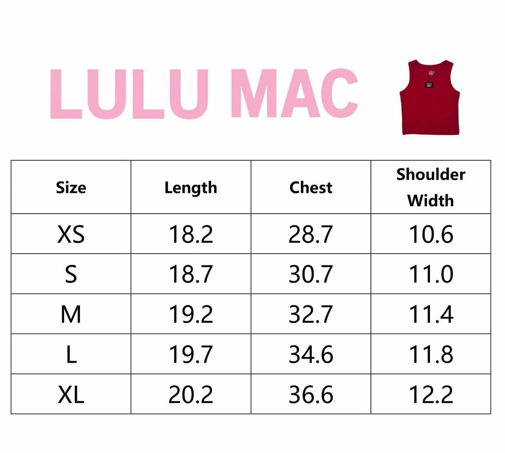 Lulu Mac DD Tank - Maroon