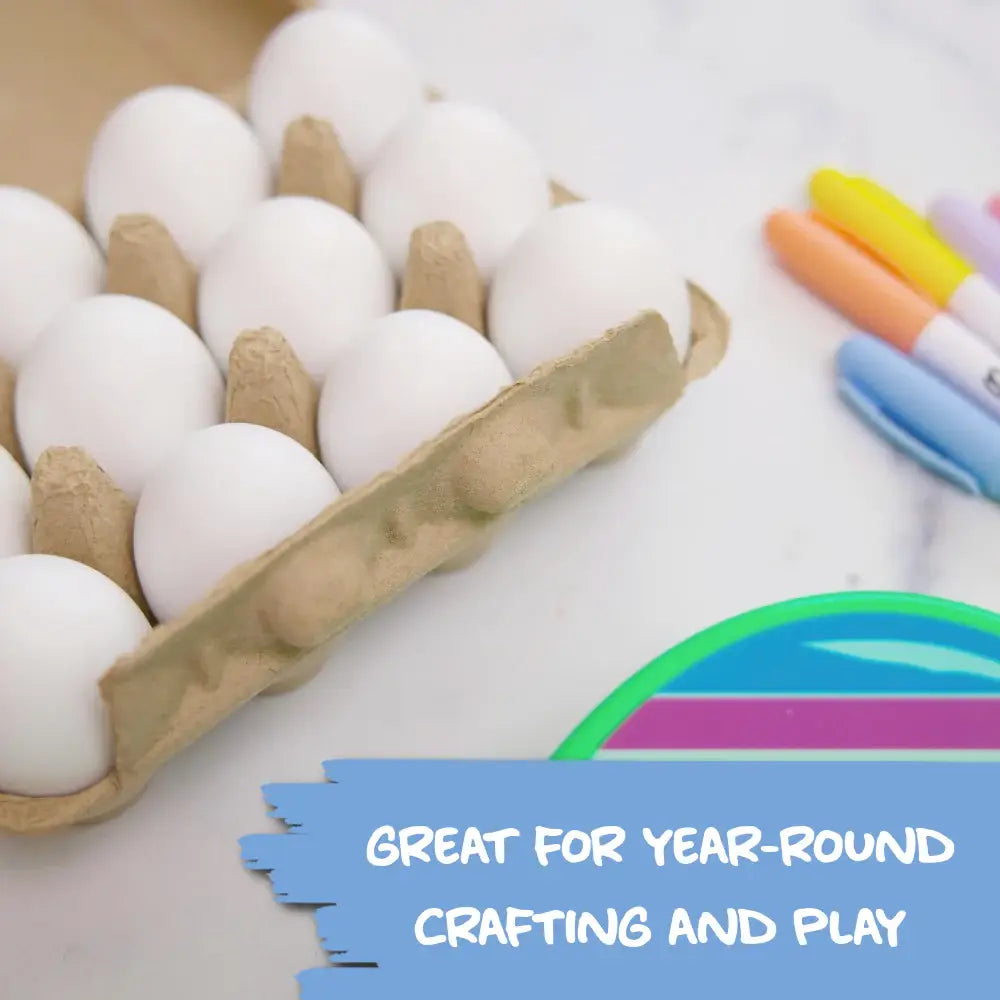 12 Pack Eggmazing Wooden Eggs - Easter Gift