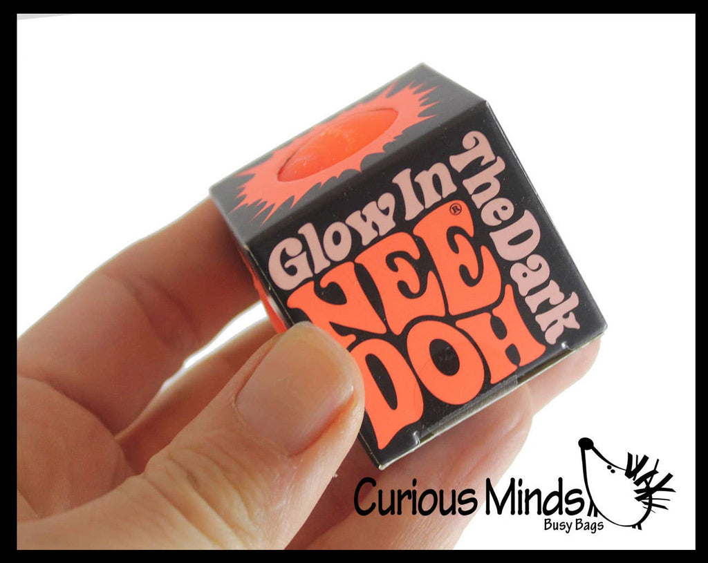 1 NeeDoh Assorted Teenie Tiny Nee-Doh Soft Doh Filled Stretc