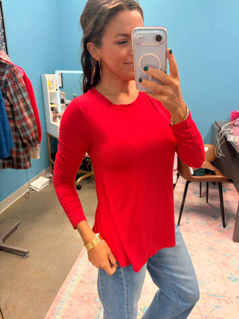 Easy Breeze Top - Ruby