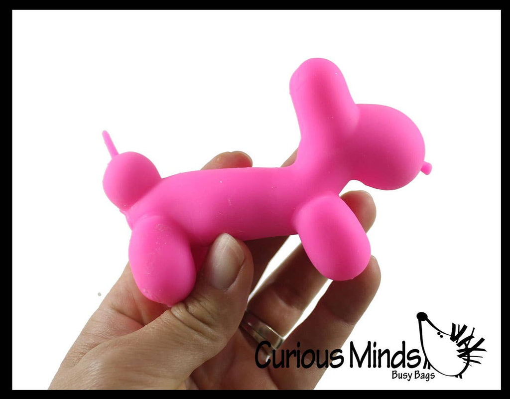 Scented Balloon Dog Crunchy Sand Filled Stress Ball