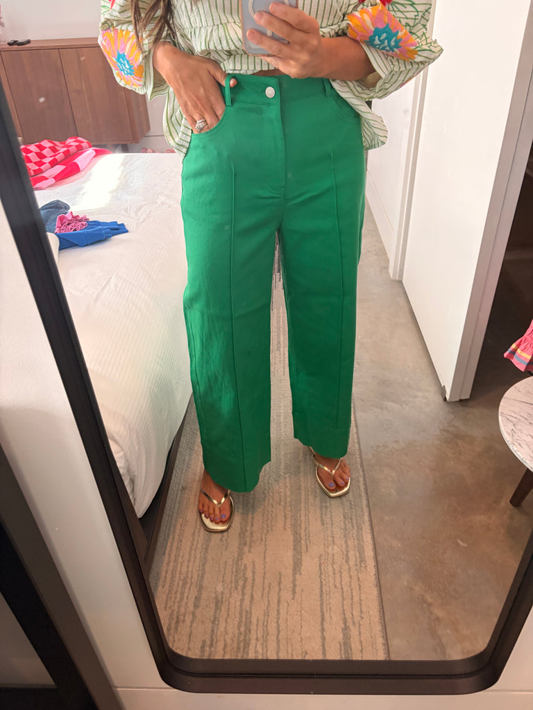 Lucky Charm Denim - Green