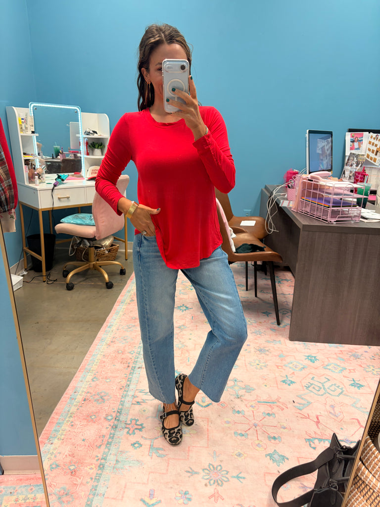 Easy Breeze Top - Ruby