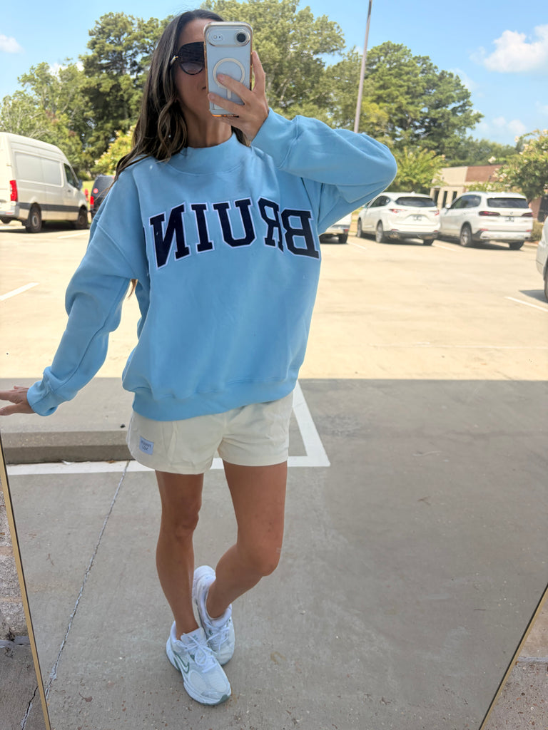 Bruins Navy/Blue Mockneck sweatshirt