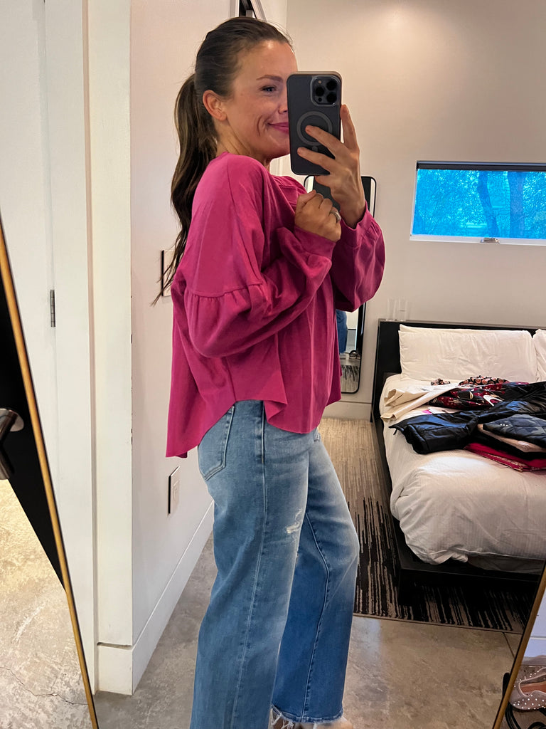 An Everyday Thing Top - Fuschia