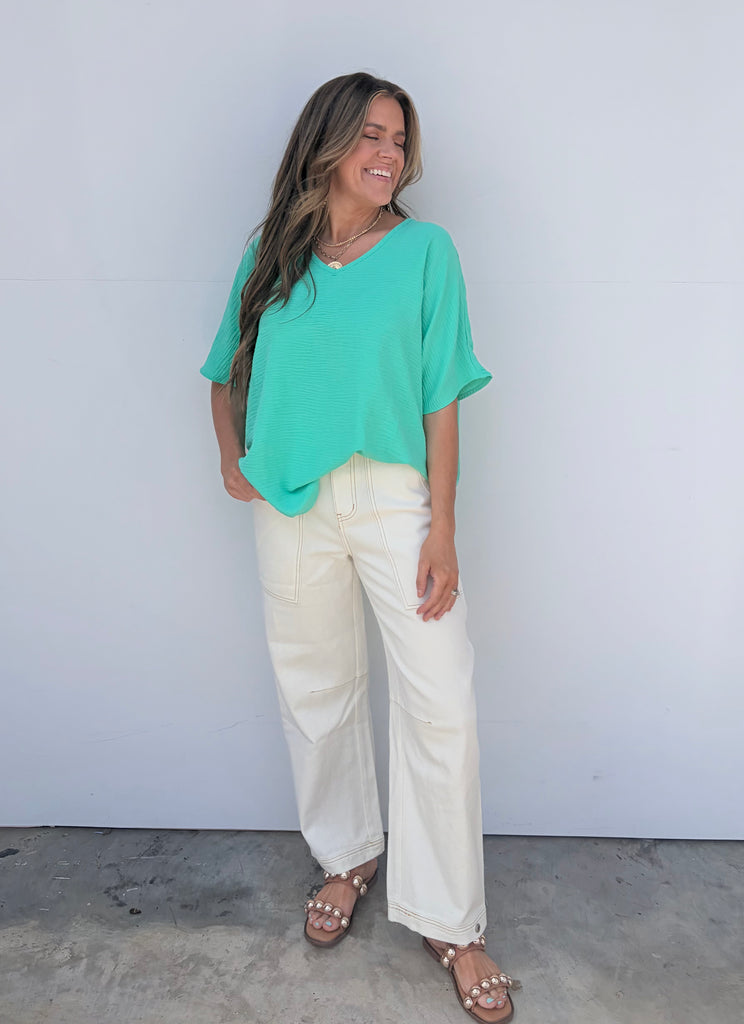 Sleepless In A Hotel Room Jeans - Ivory