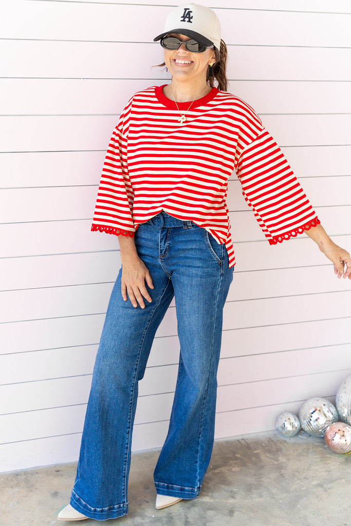 Weekend Whimsy Tee - Red