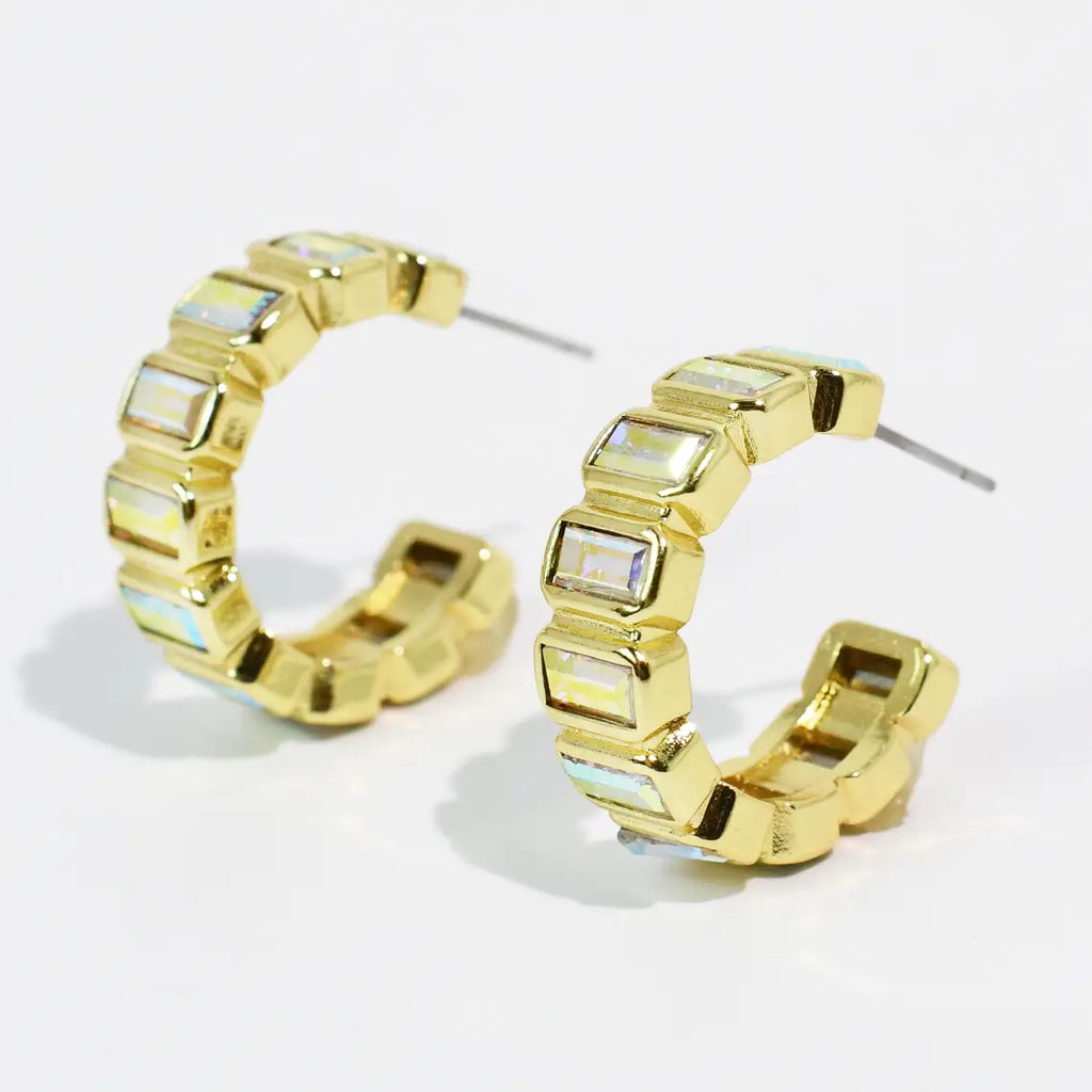 Sweet Spark Iridescent Hoop