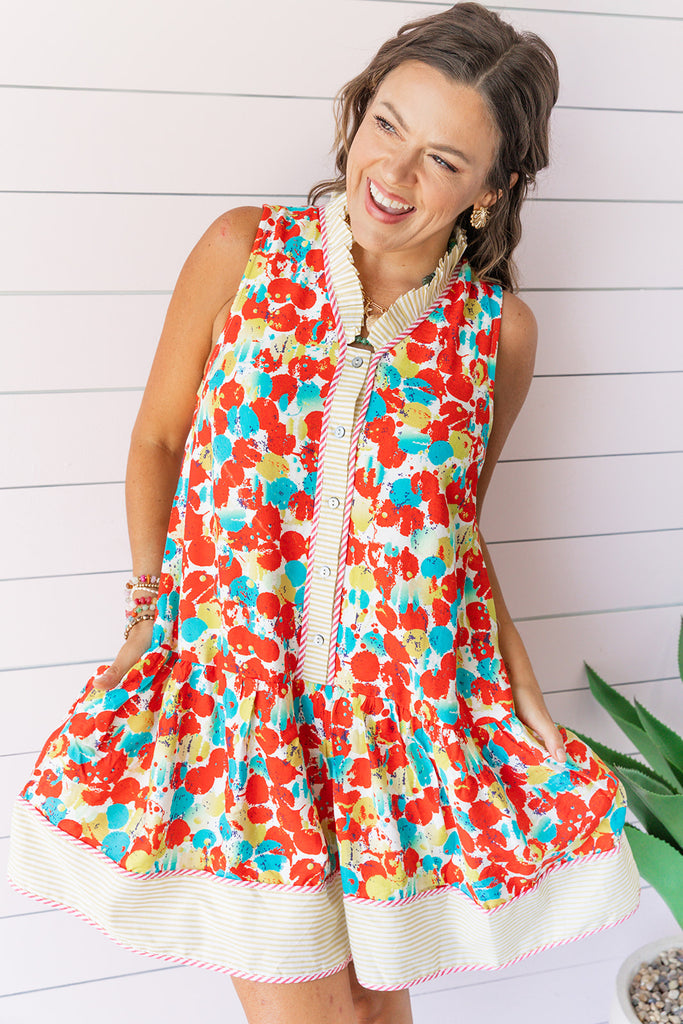 Southern Charm Dress - Red