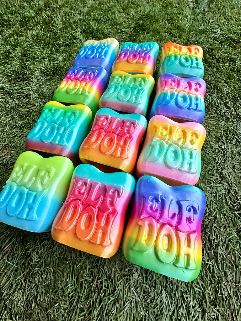 ElfDoh Outfit Mixed Rainbow - Trendy Viral Squishy Rainbow!