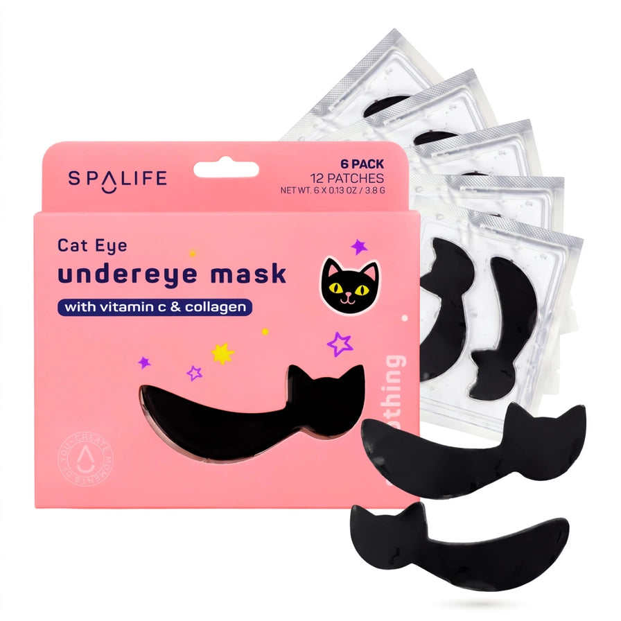 Halloween Cat-Shaped Smoothing Undereye Patches | 6 Pk