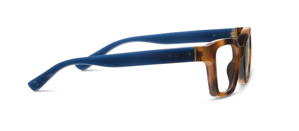 Siren (Blue Light): Black/Cobalt Tortoise / Reading / 2.75