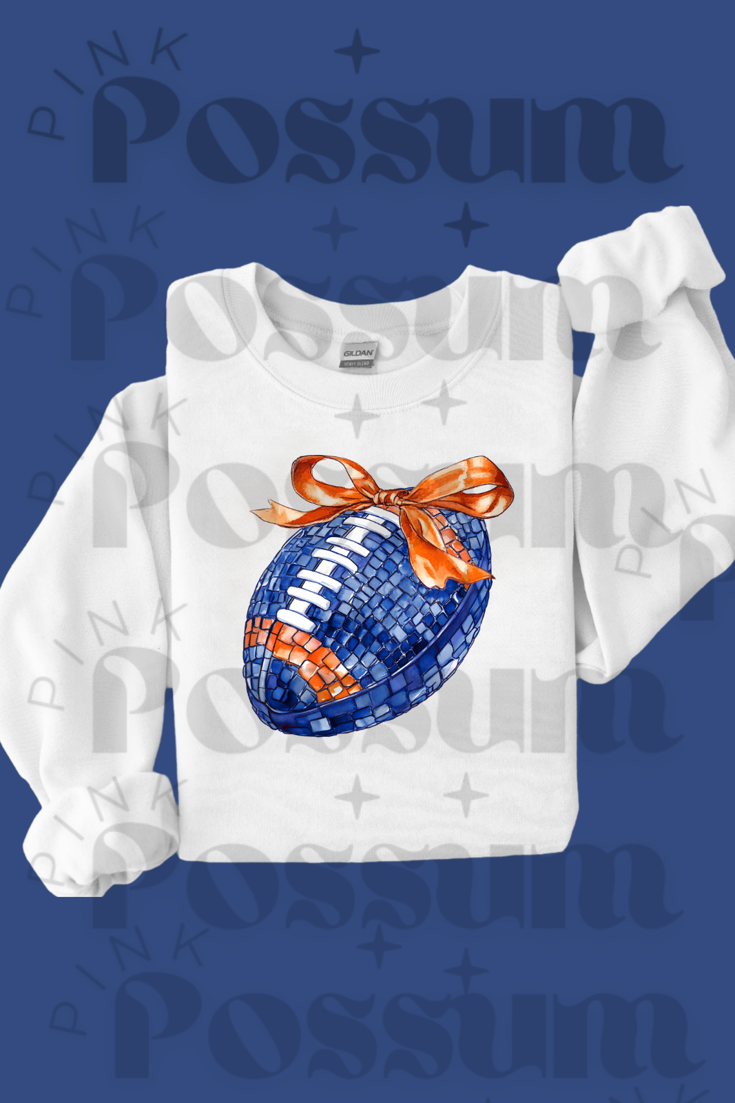 Disco Football Orange and Blue - Sweatshirt