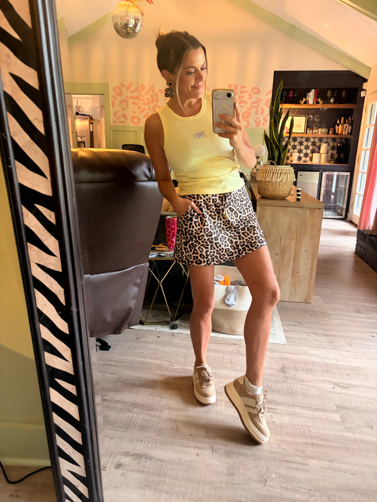 Casual Gamedays Skort - leopard
