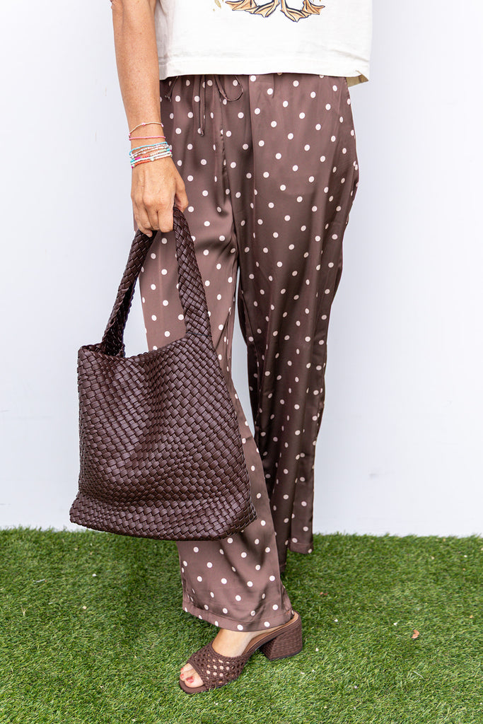 Don't 'Cha Love Polkadots Pants - Brown