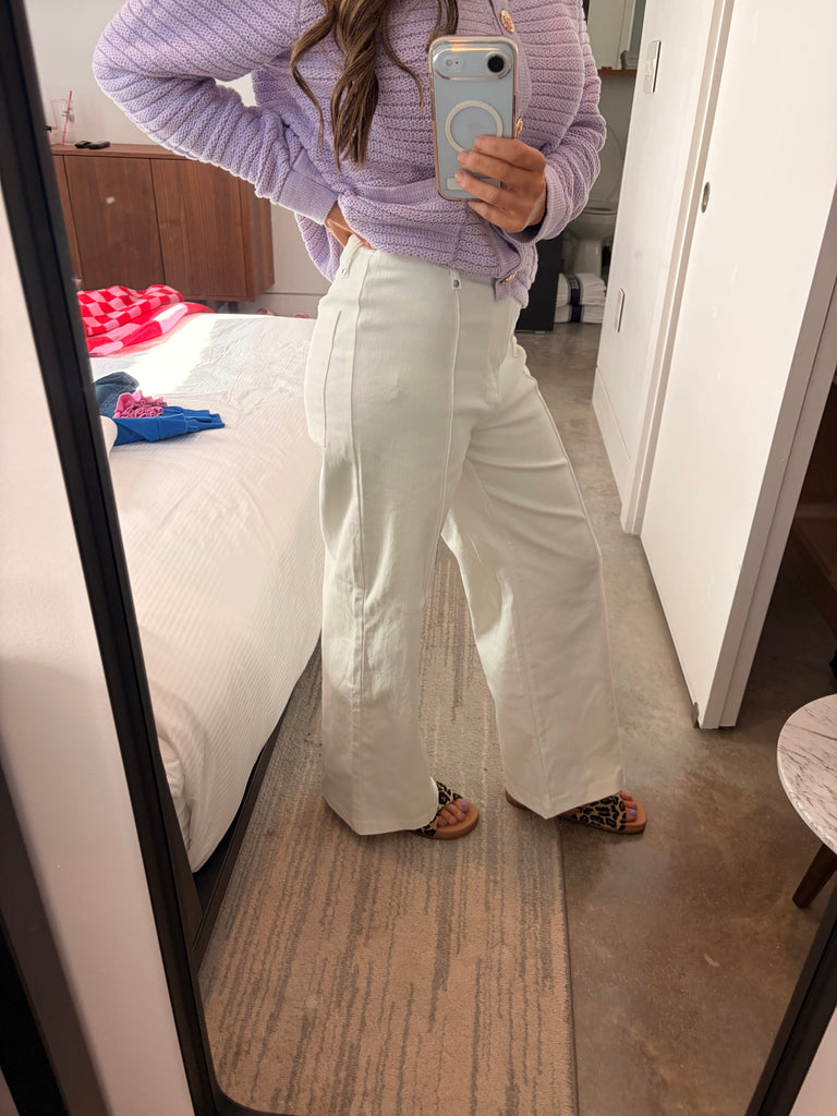 Boss Lady Bottoms - Off White