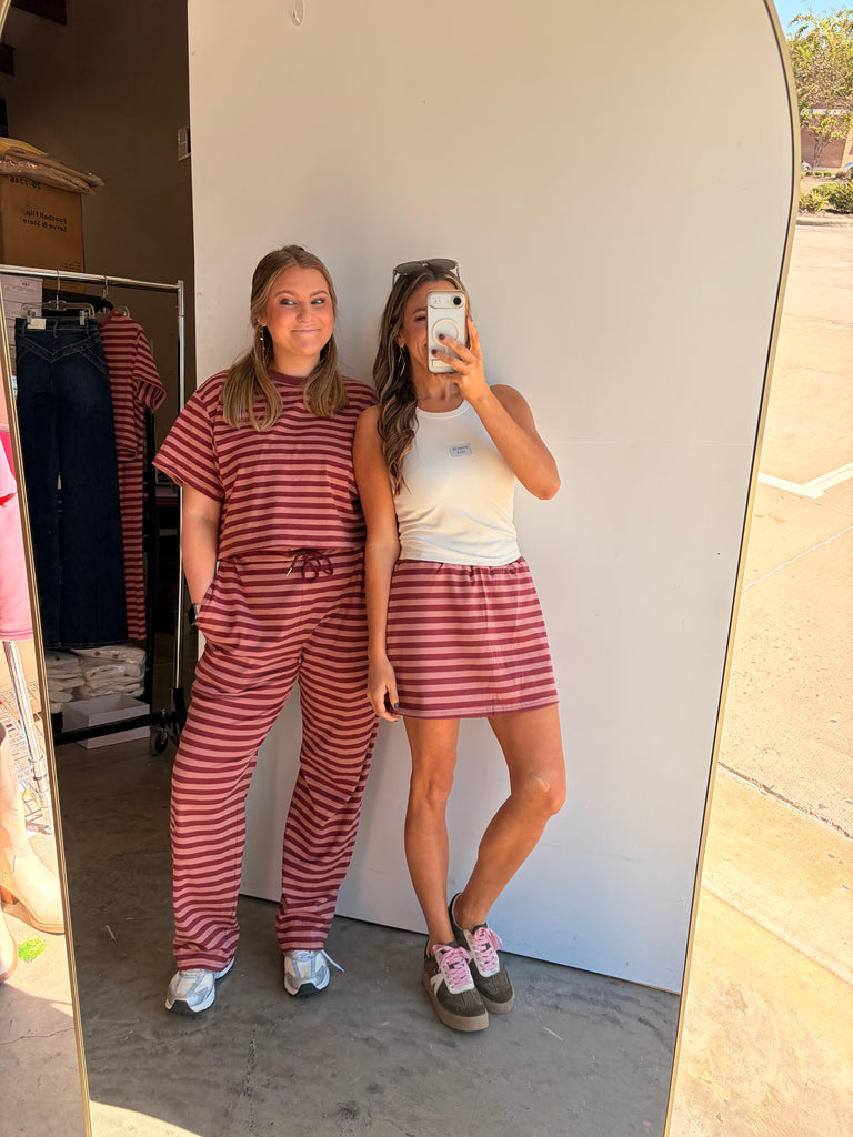 The Collins Skort - Plum