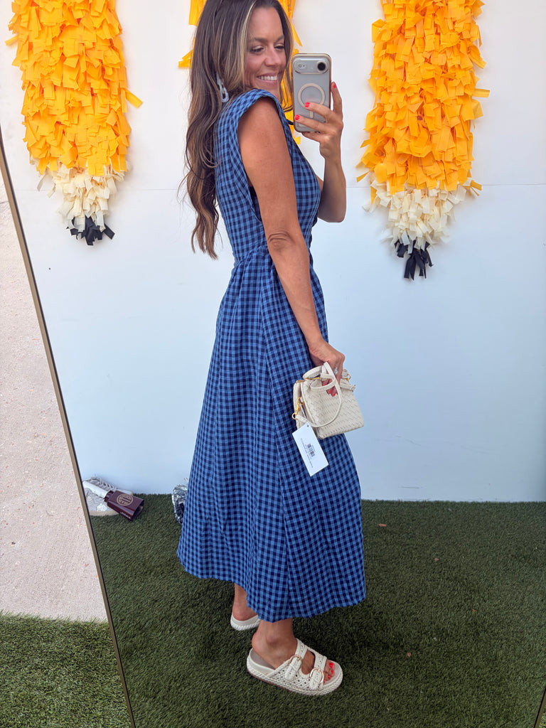 Cowgirls Dont Cry Dress - Navy