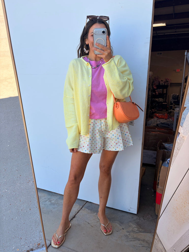 Spring Wishes Cardigan - Butter Yellow