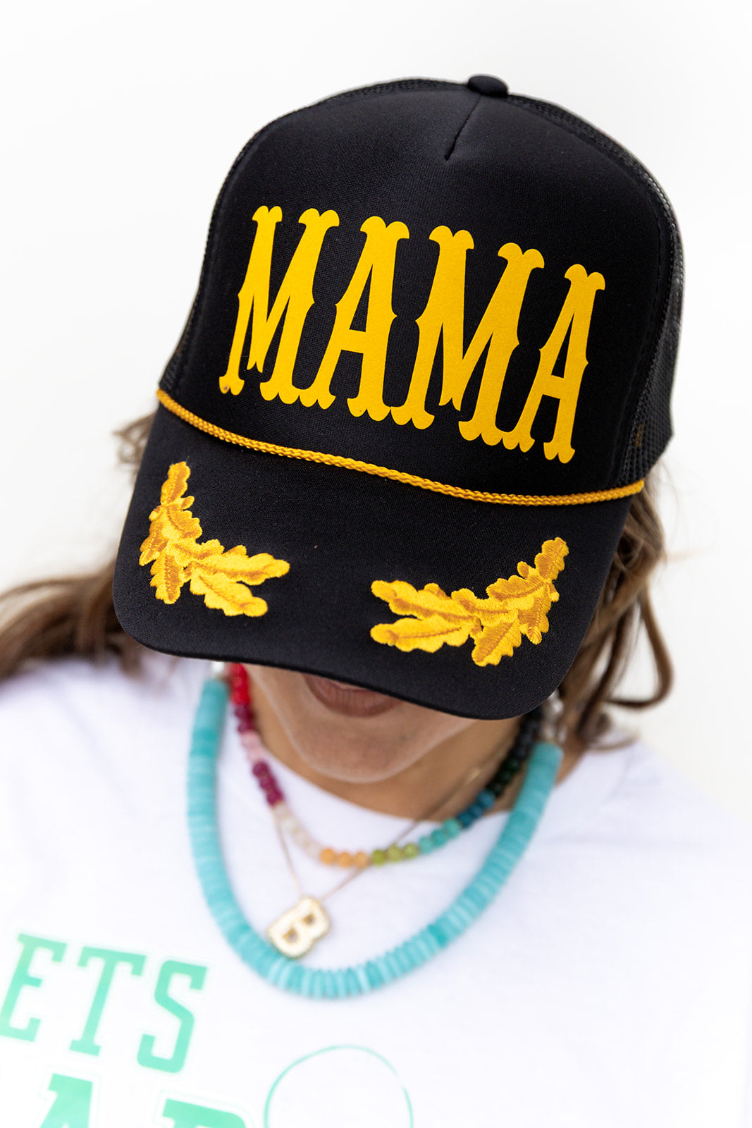 Golden MAMA Trucker Hat