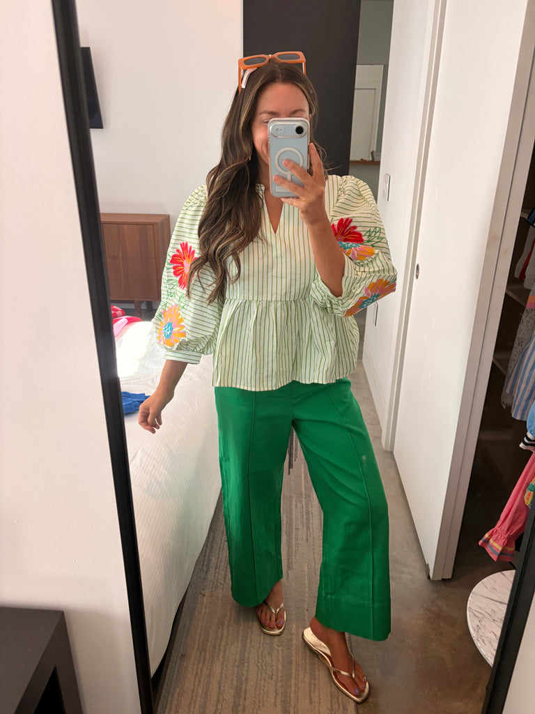 Lucky Charm Denim - Green