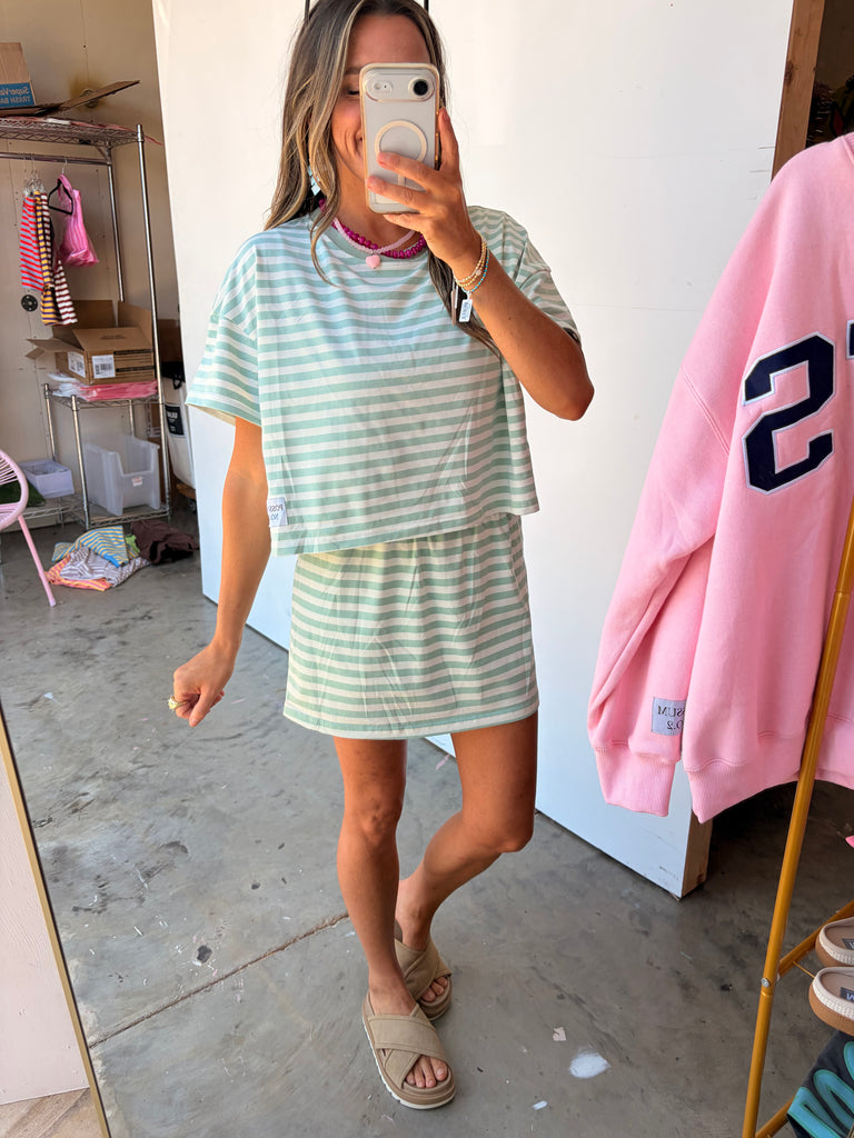 Sorbet Skort Set - Seaweed Green - PRE ORDER