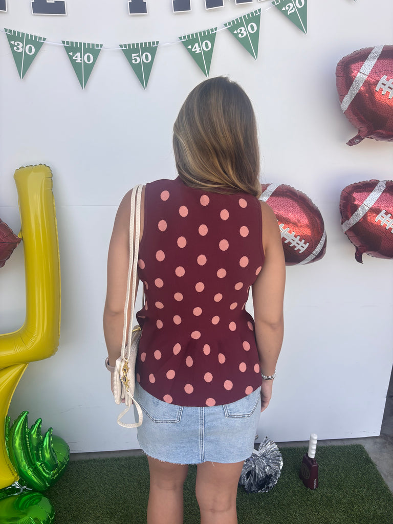 Humble & Kind Blouse - Burgundy