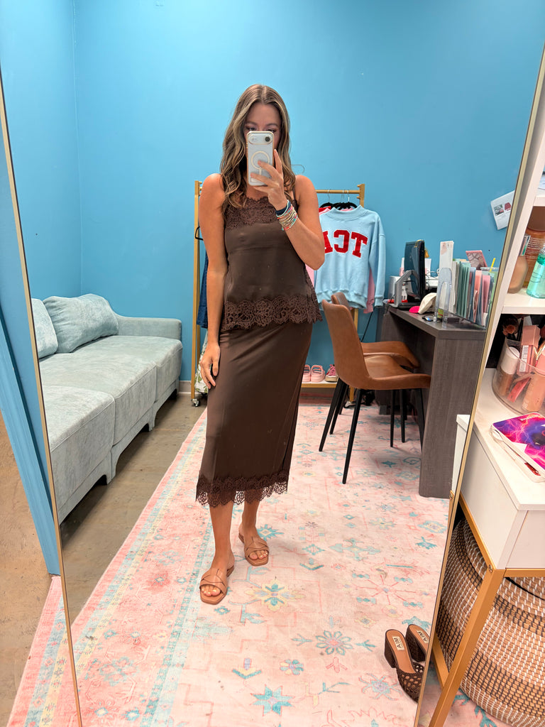 The Carrie Cami - Brown