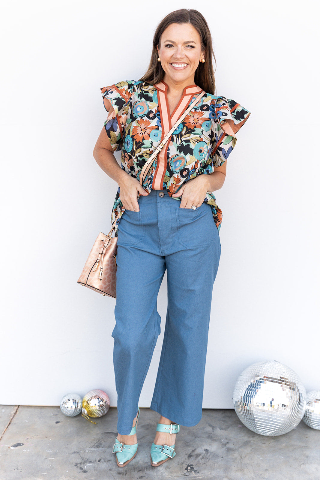 Tardy for Class Crops - Denim