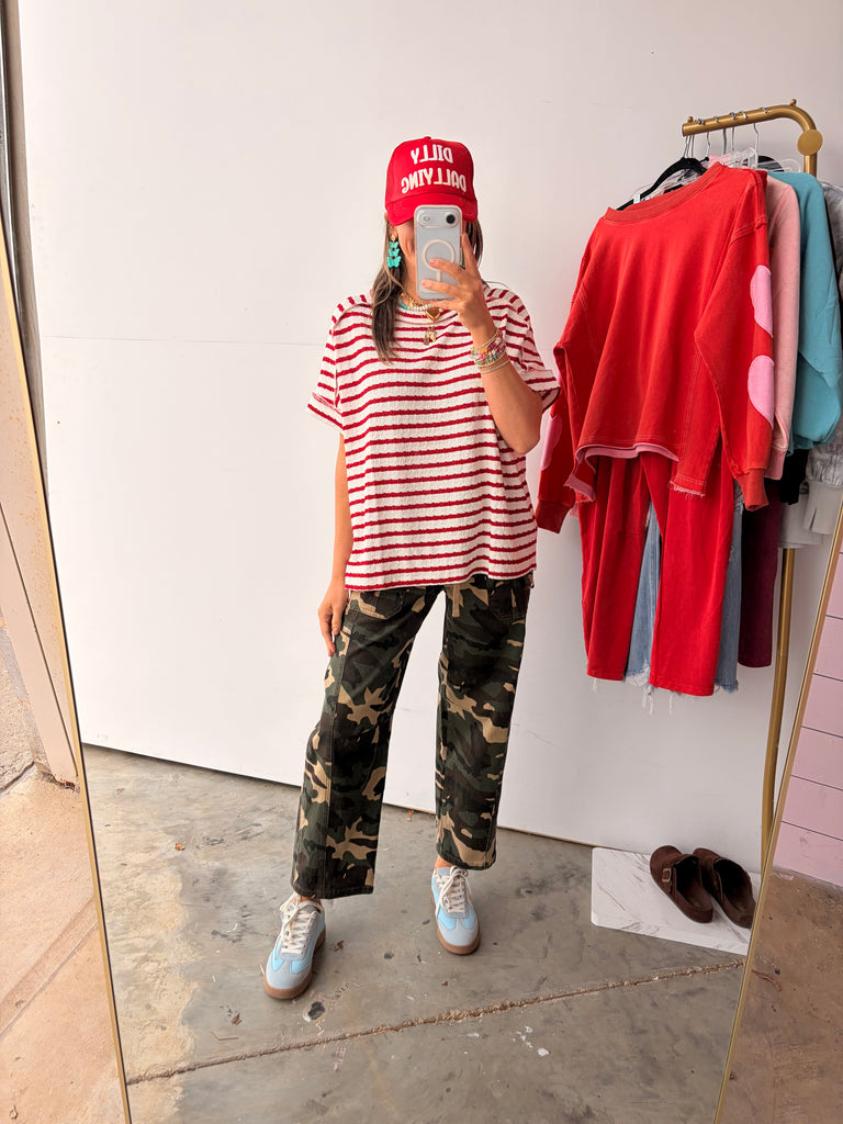 No Complaints Top - Ruby