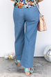 Tardy for Class Crops - Denim