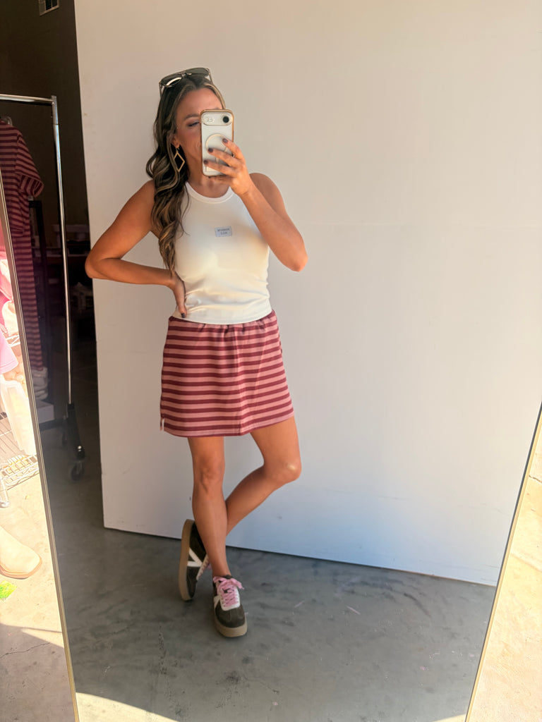 The Collins Skort - Plum