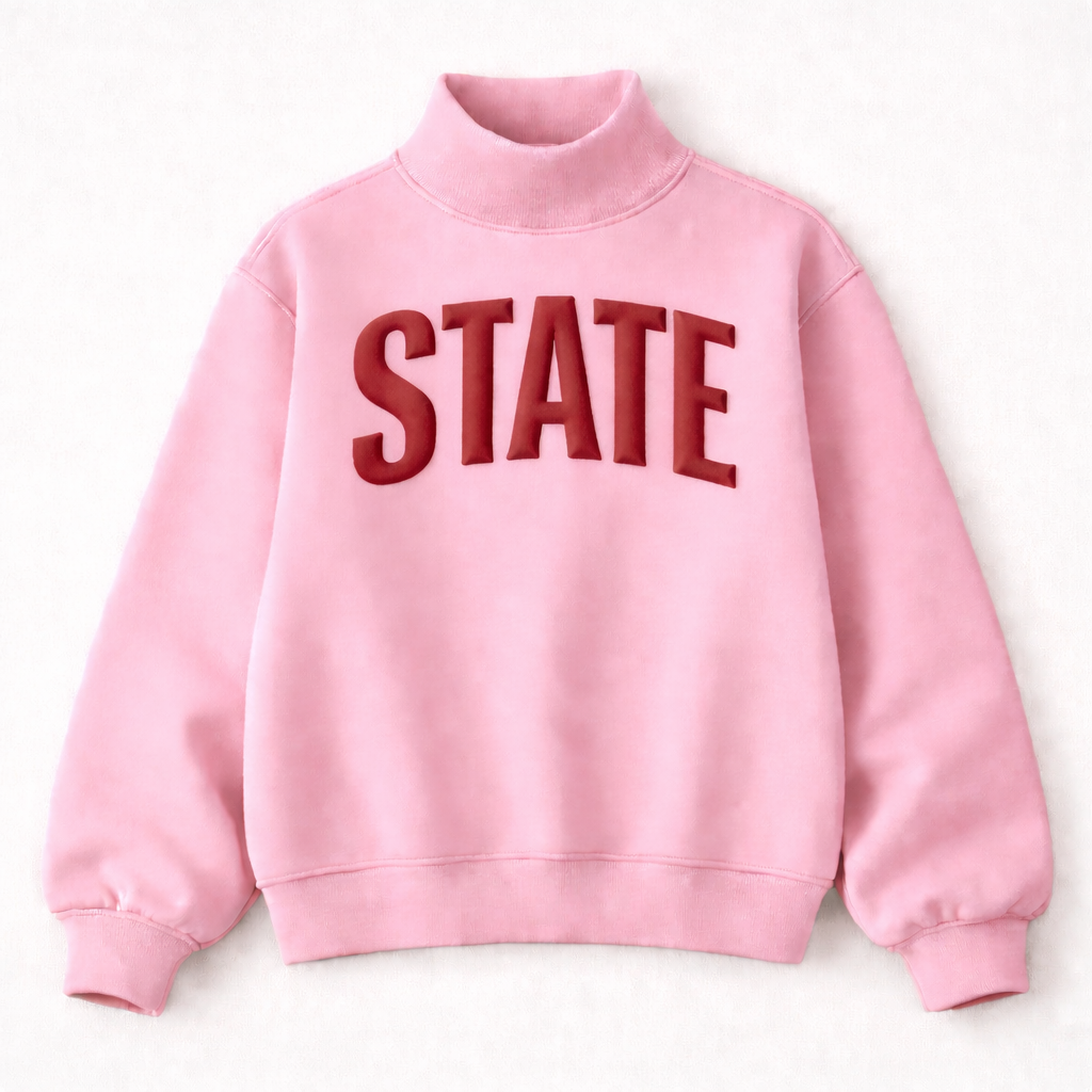 STATE Puff Ink Mock Neck - PRE ORDER