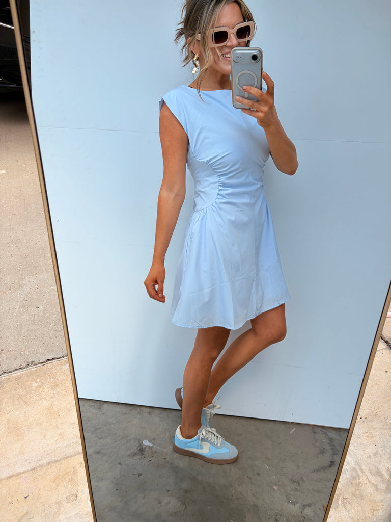 This One's For The Girls Dress - Powder Blue