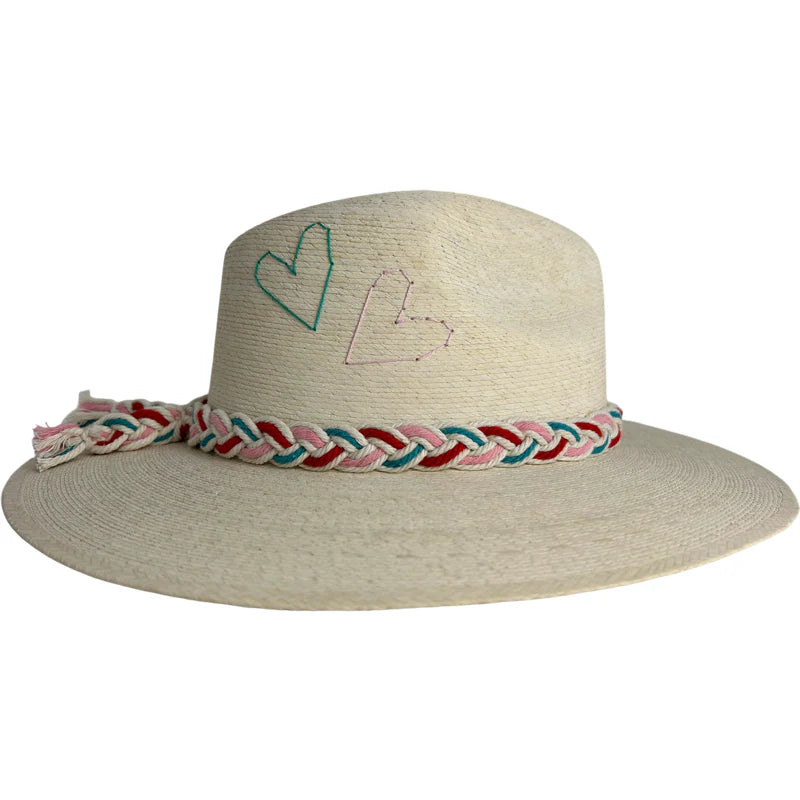 Asymmetrical Hearts Hat