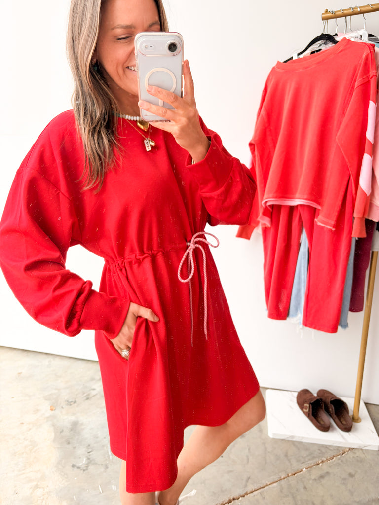 Cloud Comfort Dress - Red