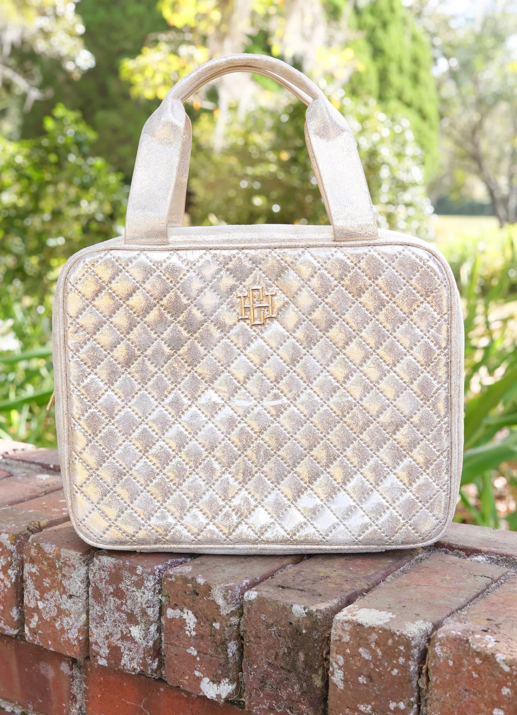 Punta Cana Large Train Case -Champagne Pop