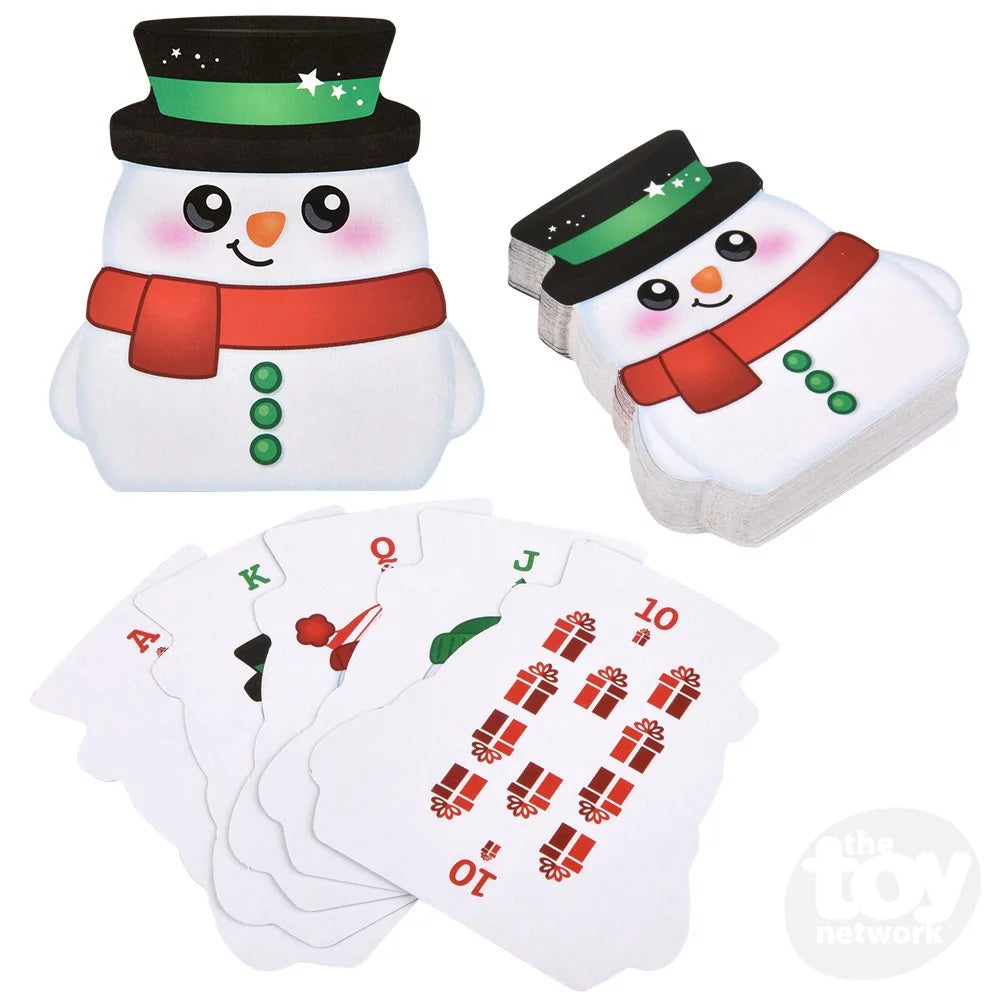 Snowman Playing Cards