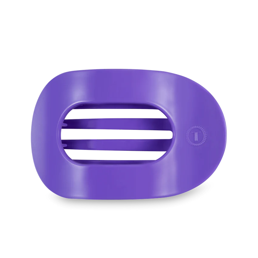 Flat Round Teletie Hair Clip