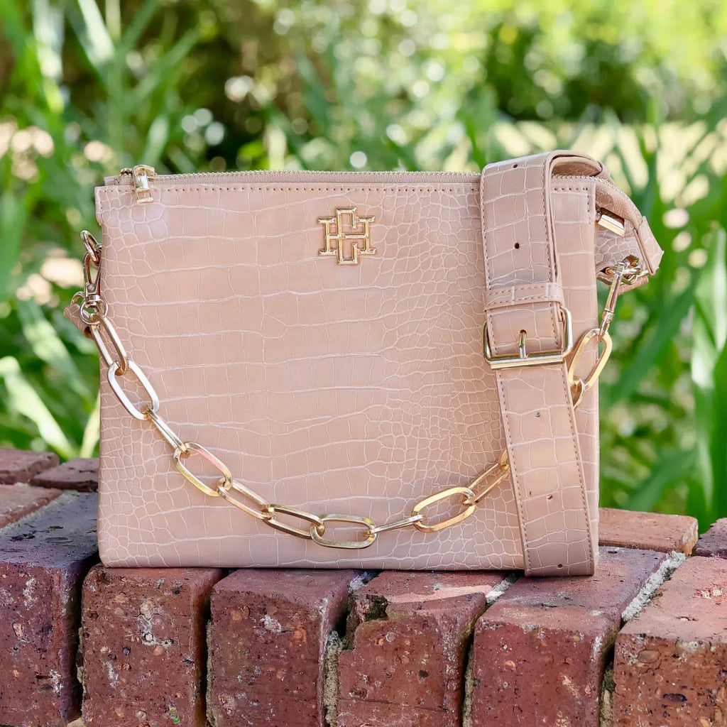 Caroline Hill Ariana Crossbody - Latte EC