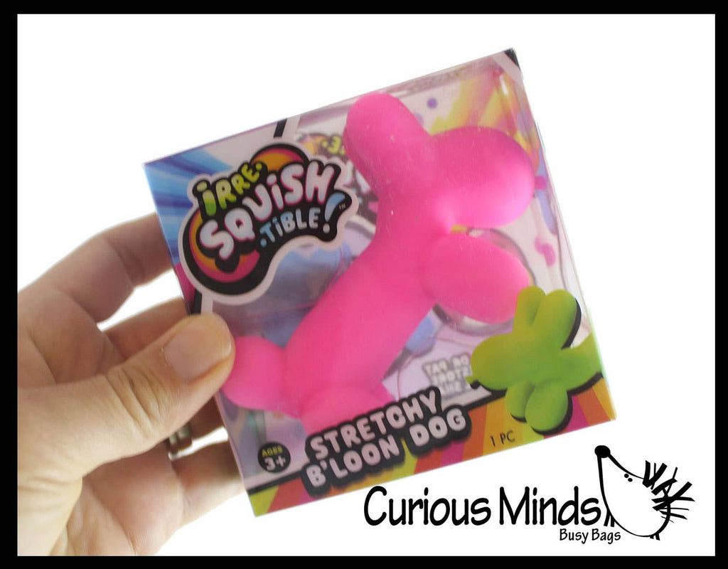 Scented Balloon Dog Crunchy Sand Filled Stress Ball