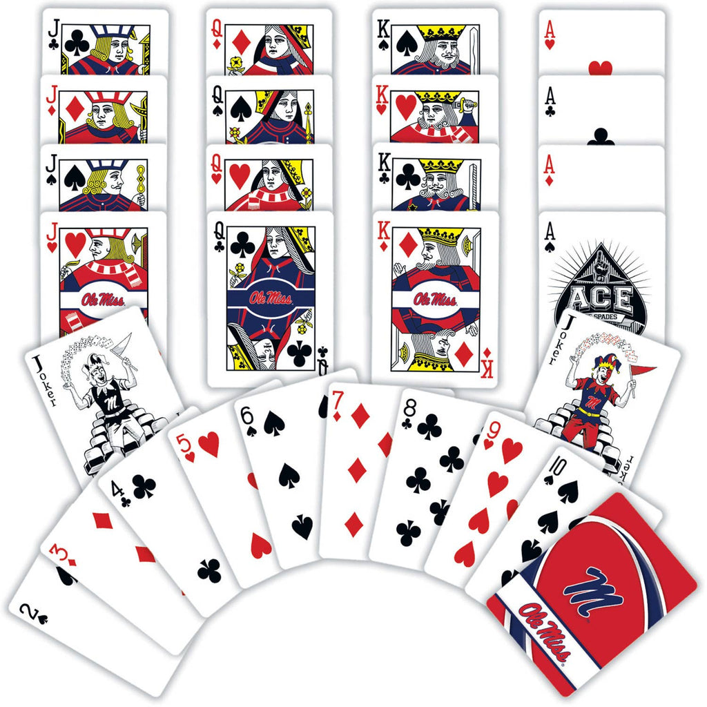 Ole Miss Rebels Playing Cards