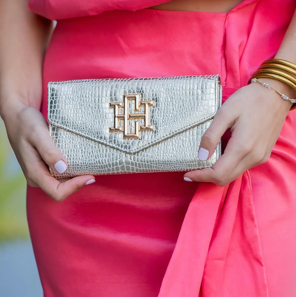 Carlington Clutch / Crossbody - Gold EC