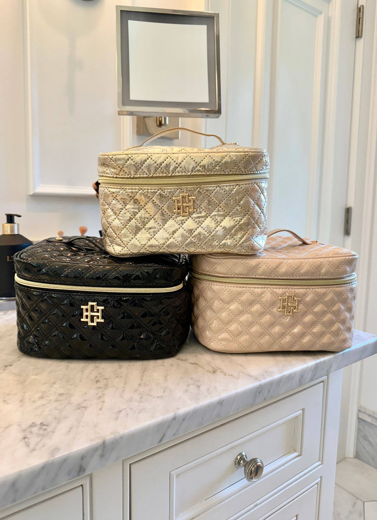 Hampton Train Case Champagne Pop - Caroline Hill