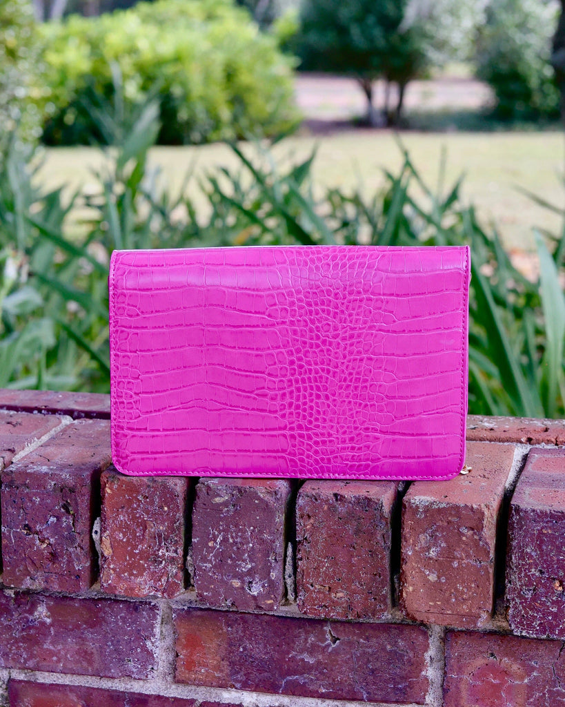Bryn Clutch/Crossbody Hot Pink EC