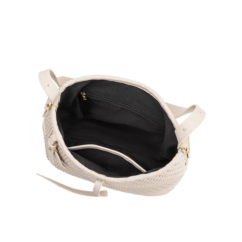 Thalia Recycled Vegan Leather Tote Bag - Bone