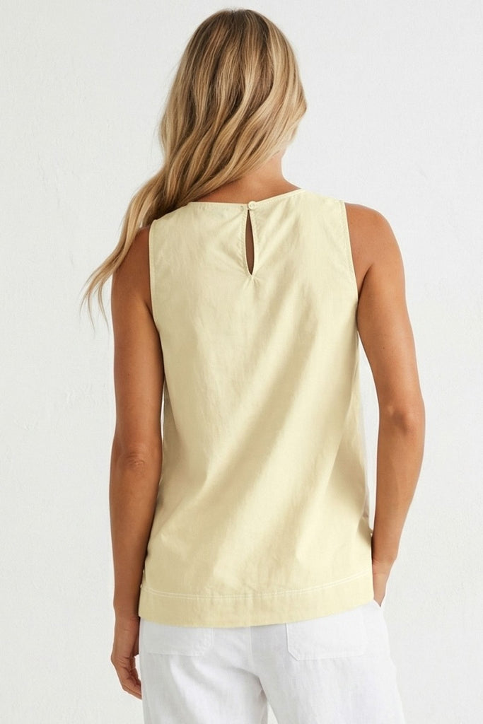 Bless The Broken Road Blouse - Pale Banana