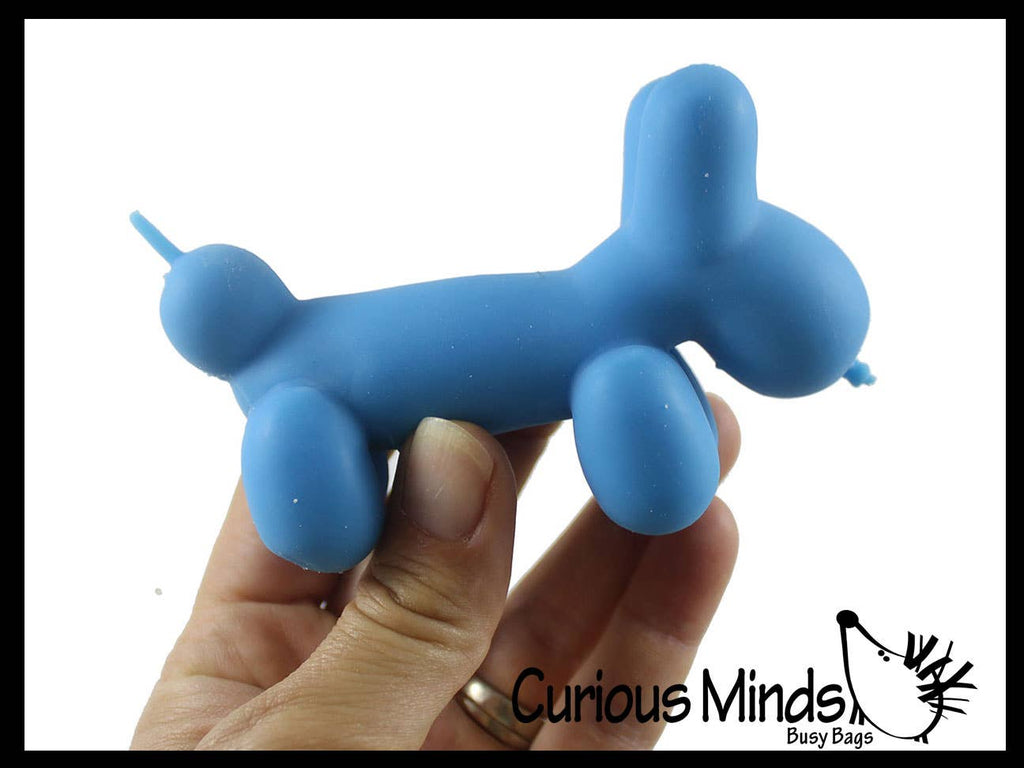 Scented Balloon Dog Crunchy Sand Filled Stress Ball
