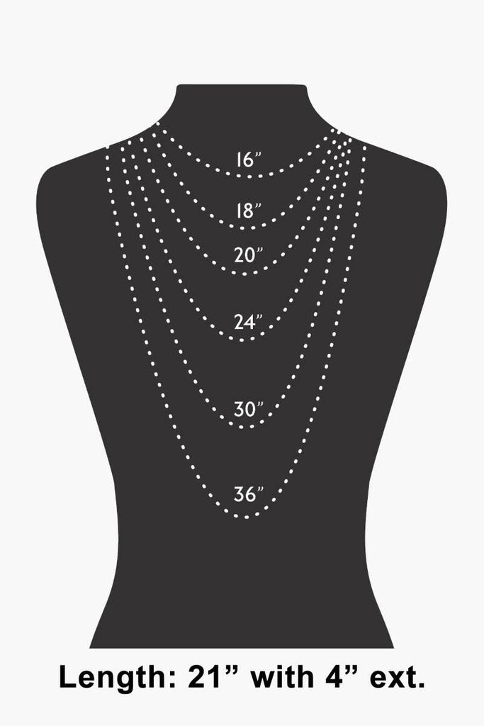 Pave Heart Cross And Shell Clover Charms Chain Necklace: GDCRM