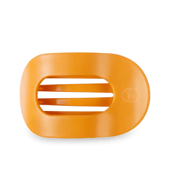 Flat Round Teletie Hair Clip